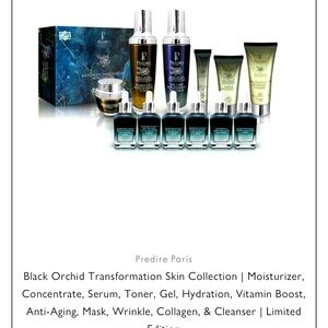 Predire Paris Black Orchid Skin Care Set